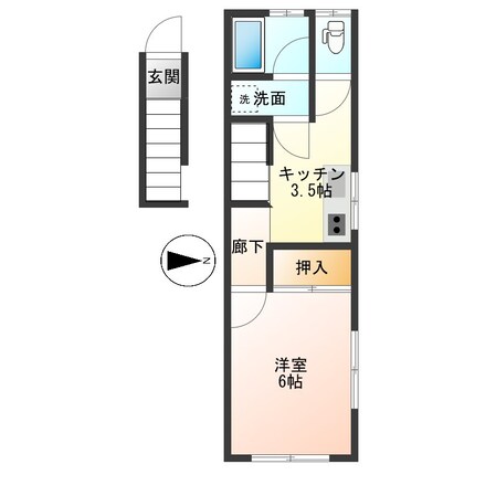 フレンドリー鈴川の物件間取画像